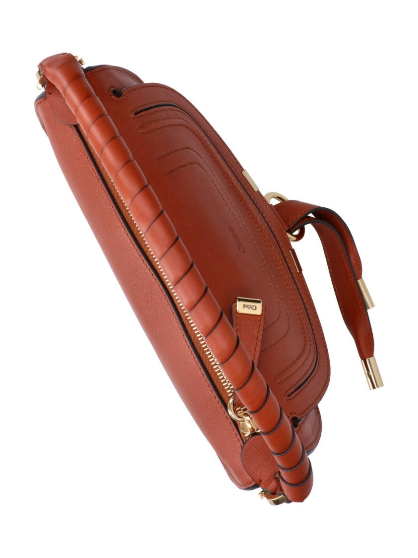 Chloé Crescent-Shaped Handbag With Curved Stitching