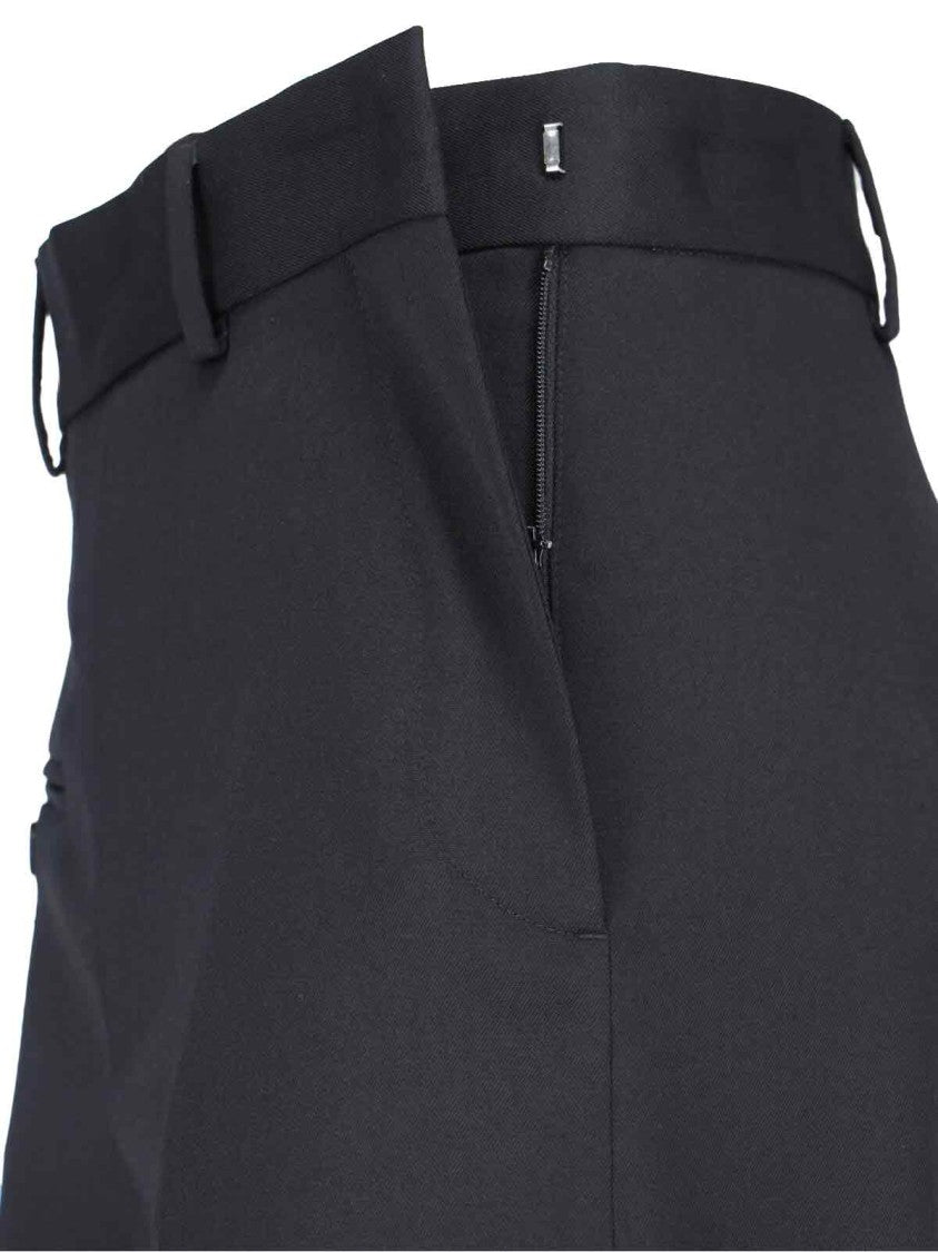 Mm6 By Maison Margiela Twist' Palazzo Pants – Black