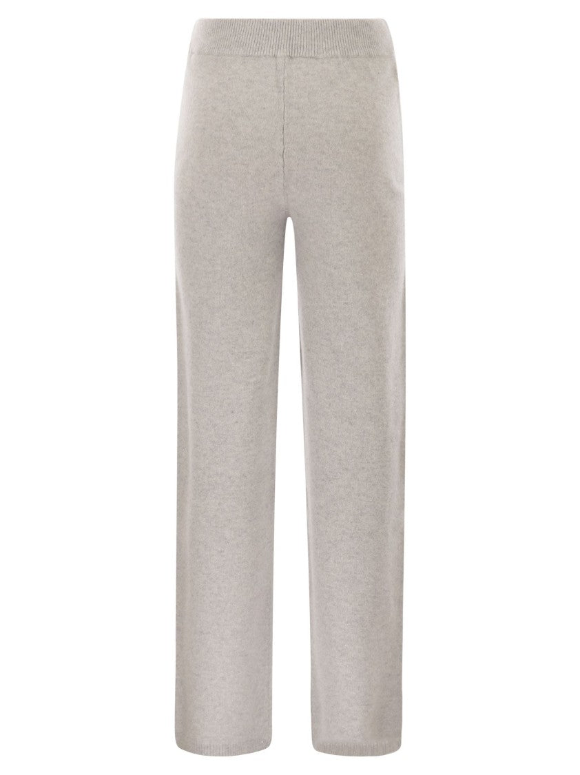 Peserico Wool And Cashmere Trousers With Lurex