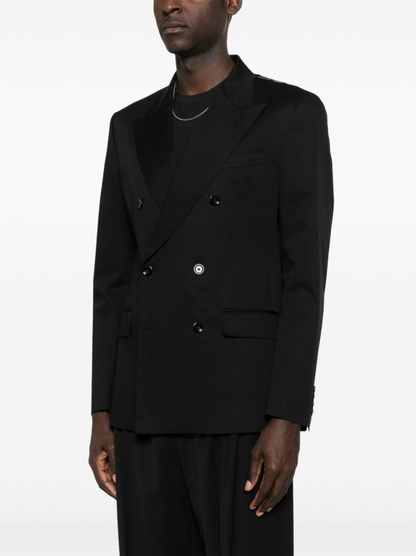 Dolce & Gabbana Double-Breasted Black Jacket With Refined Details