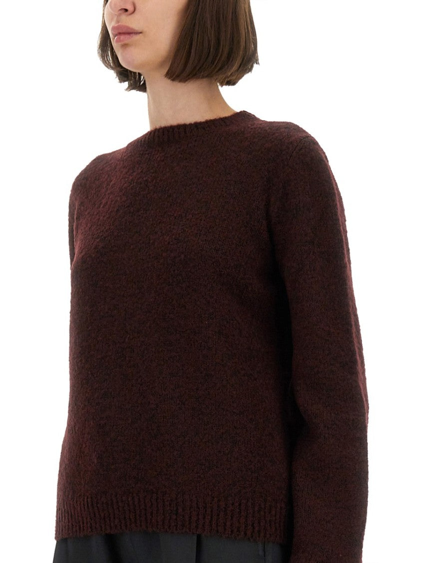 Maison Margiela Textured Knit Choker With Round Neckline