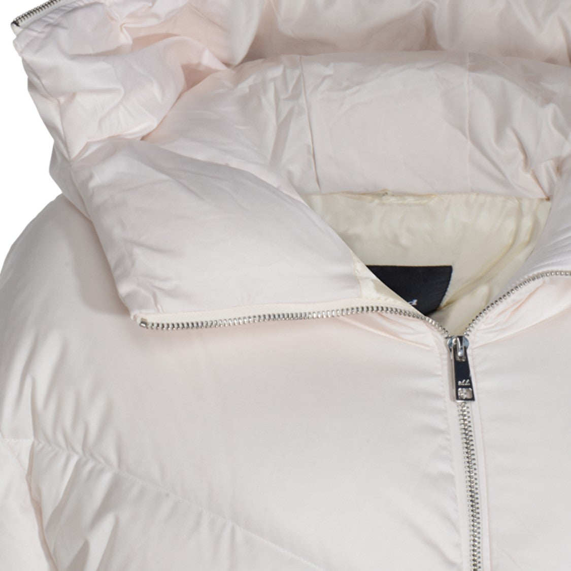 Add Puffer Coat With High Collar