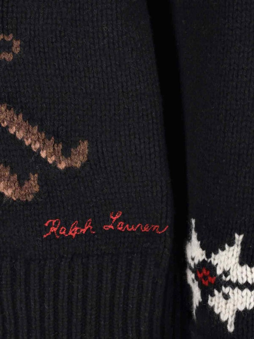 Polo Ralph Lauren "Skier" Sweater, In Black Wool