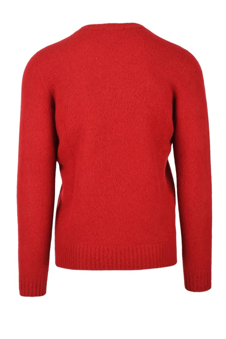 Drumohr Wool Crew Neck Pullover - Red