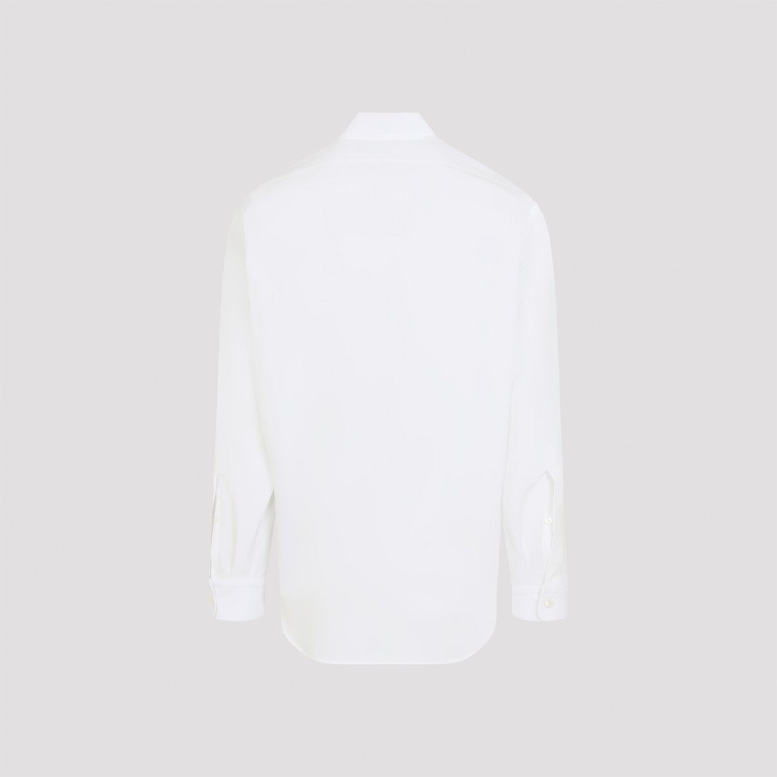 Balenciaga White Cotton Shirt With Pointed Collar