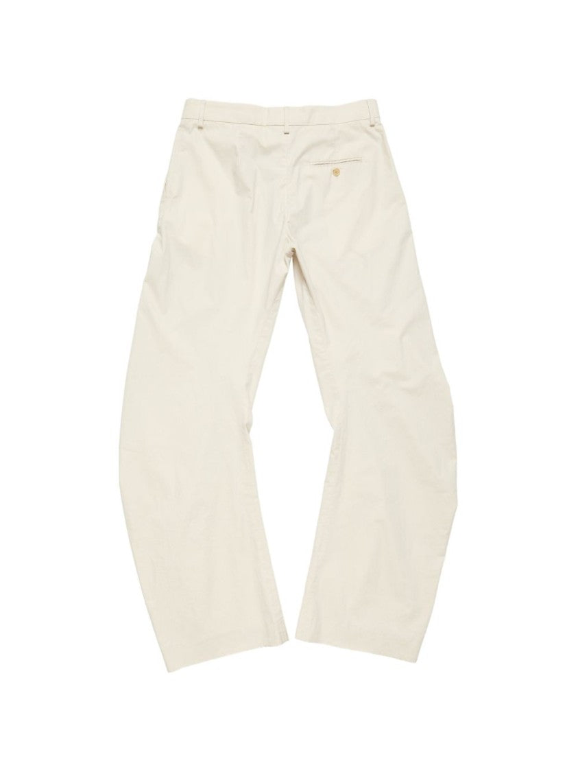 Acne Studios Black Organic Cotton Wide-Leg Pants
