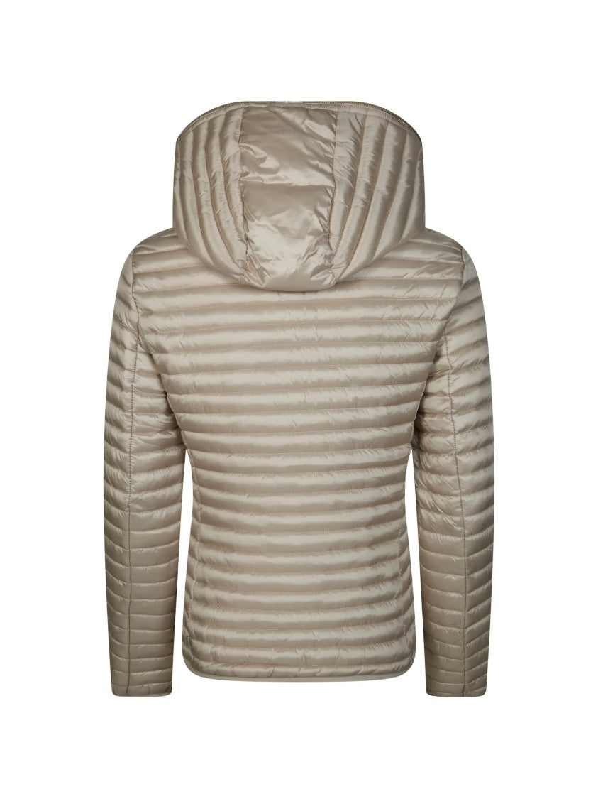 Save The Duck White Alexa Quilted Lightweight Short Jacket