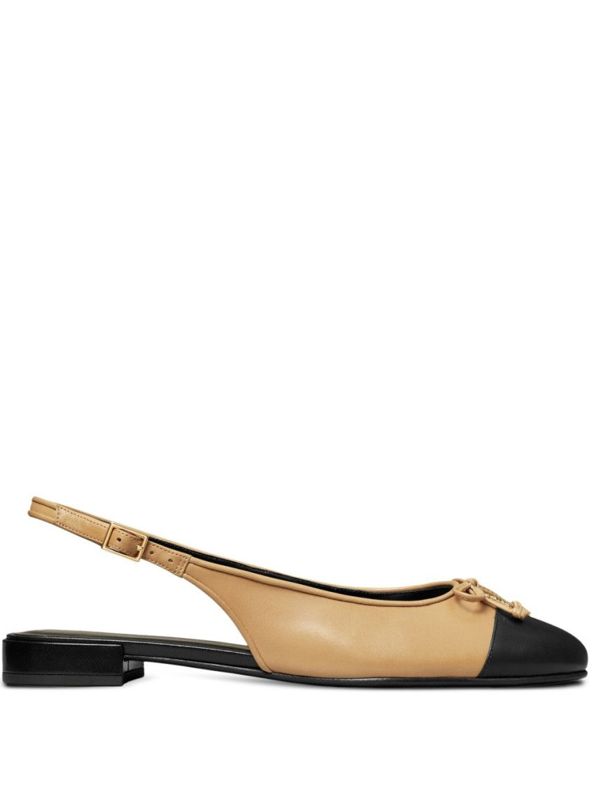 Tory Burch Slingback Flat Shoes With Pointed Toe