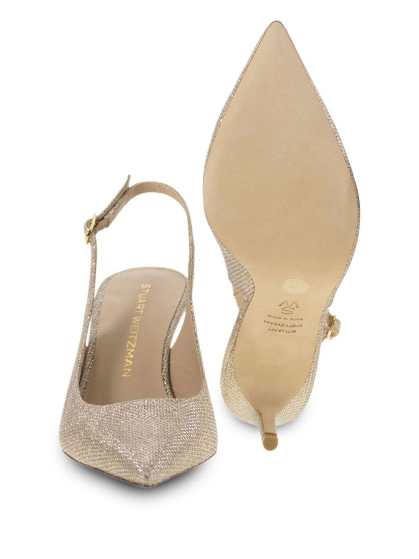 Stuart Weitzman Pointed Toe Slingback Flats
