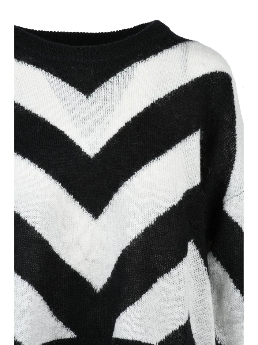 Pennyblack Chevron-Patterned Mohair Blend Pennyblack Sweater