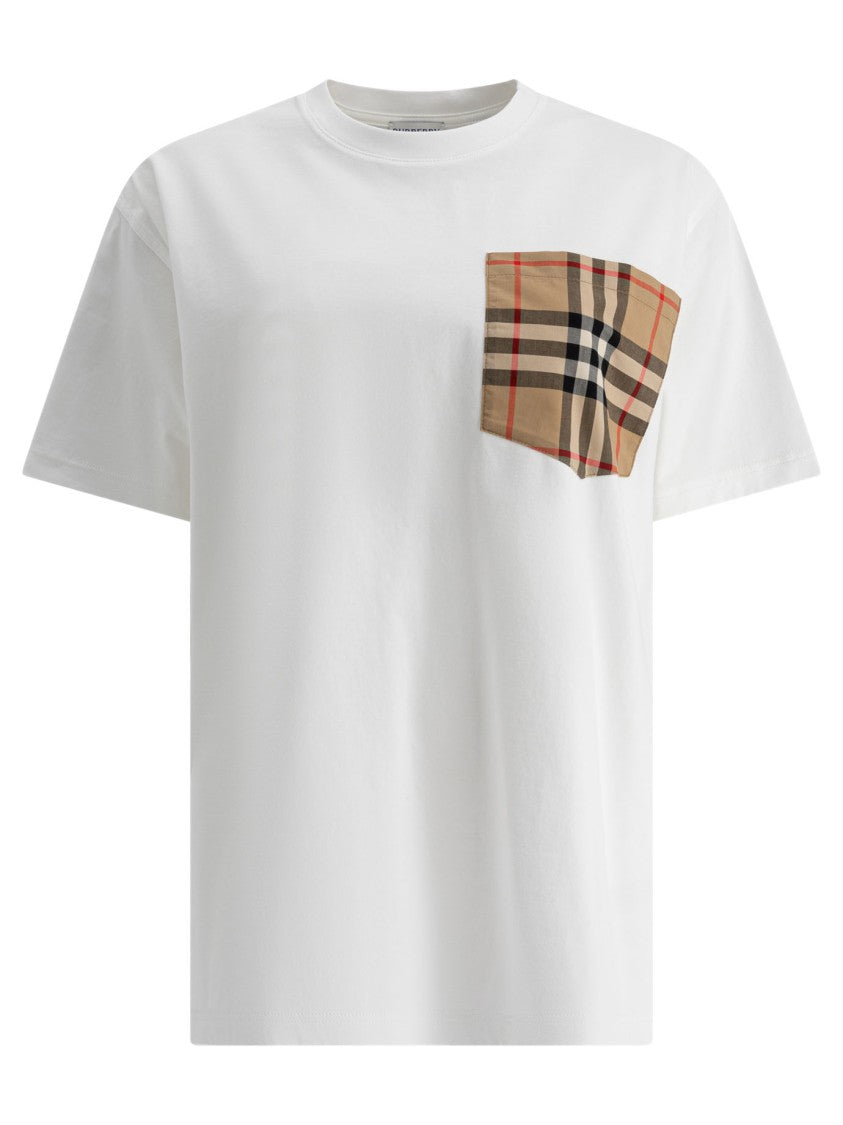Burberry Cotton Crew Neck T-Shirt