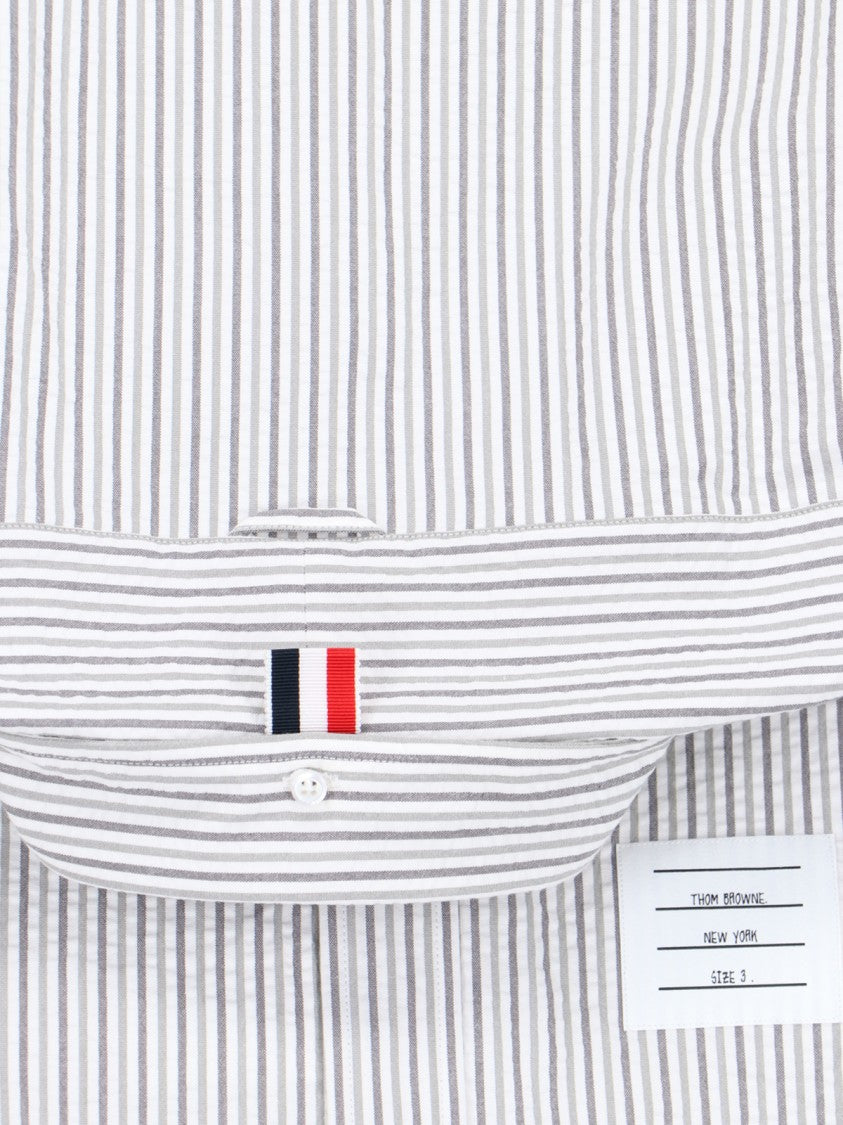 Thom Browne Striped Shirt – Grey
