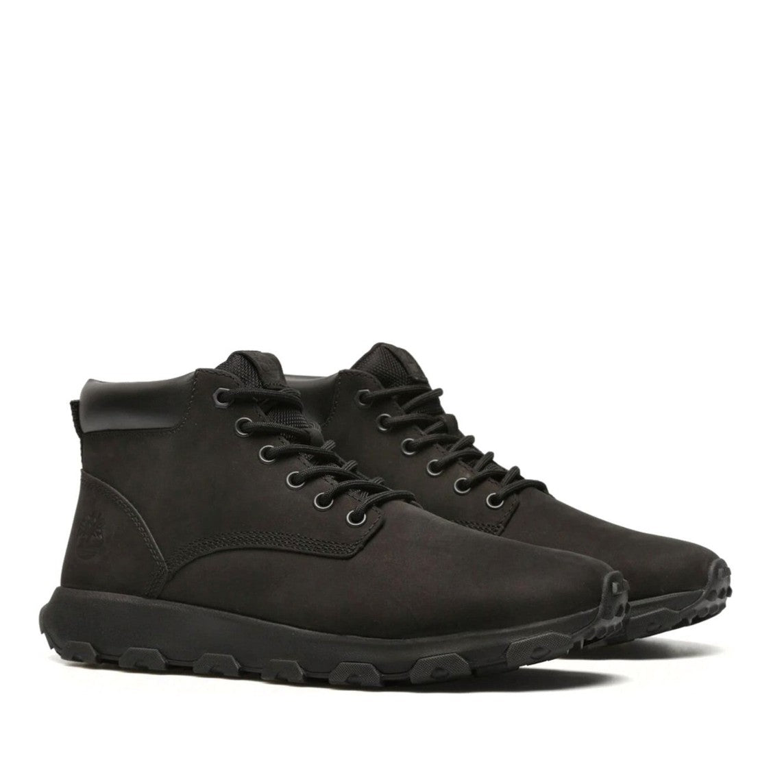 Timberland Winsor Park Black Minimalist Padded Collar Nubuck Boots