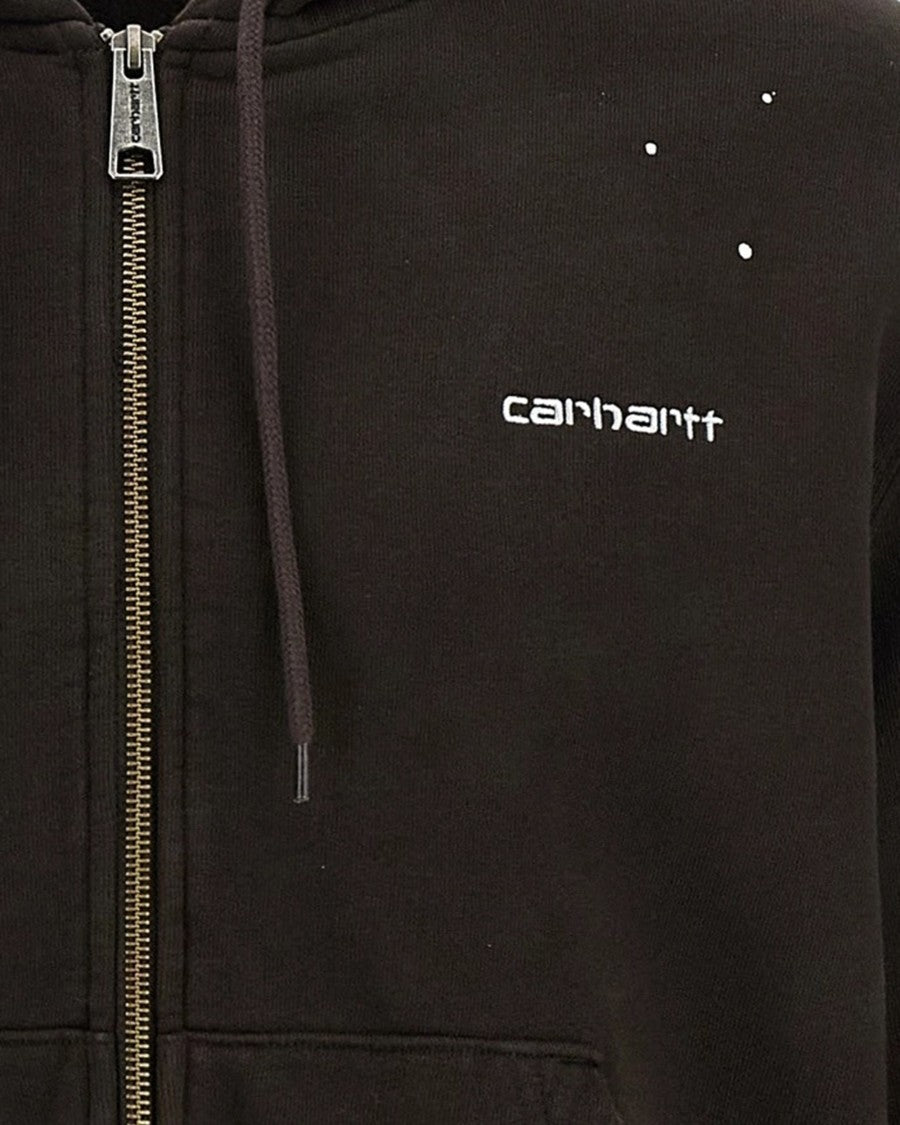 Carhartt Wip Tobacco Hooded Painter Cotton Hoodie