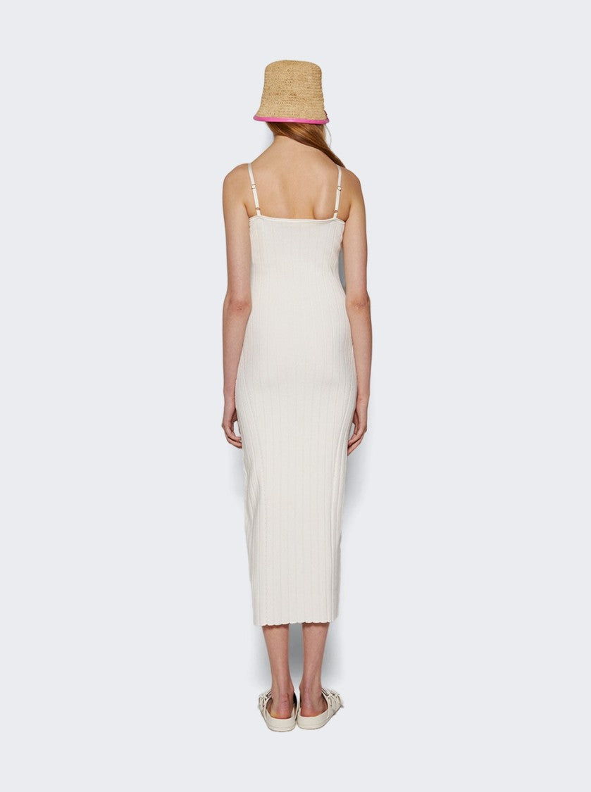 Jacquemus La Robe Sierra Bretelles Midi Dress