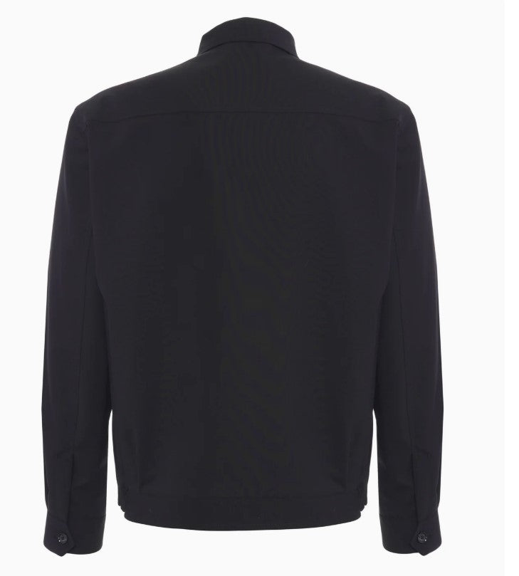 Briglia Minimalist Two-Way Zip Jacket With Shirt-Style Collar
