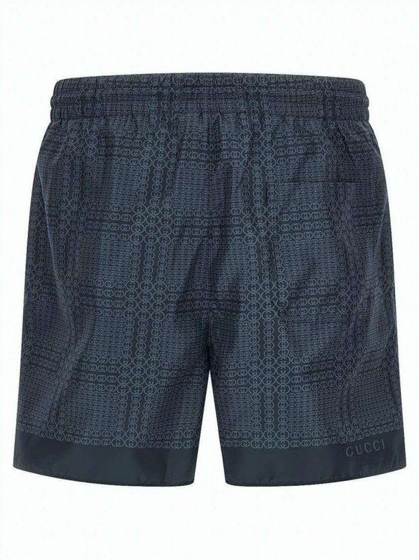 Gucci Geometric Pattern Swim Shorts