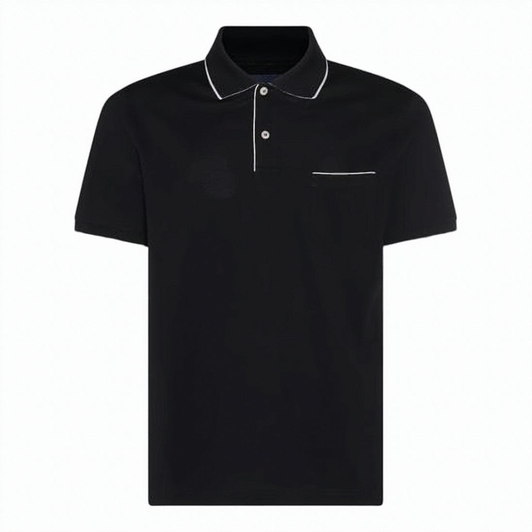 Loro Piana Structured Collar Polo Shirt With Contrasting Trim Details
