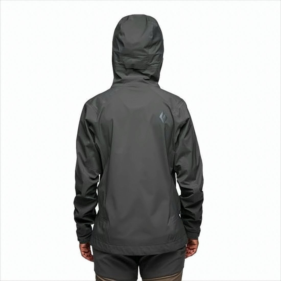 Black Diamond Matte Finish Black Diamond Jacket With Hood