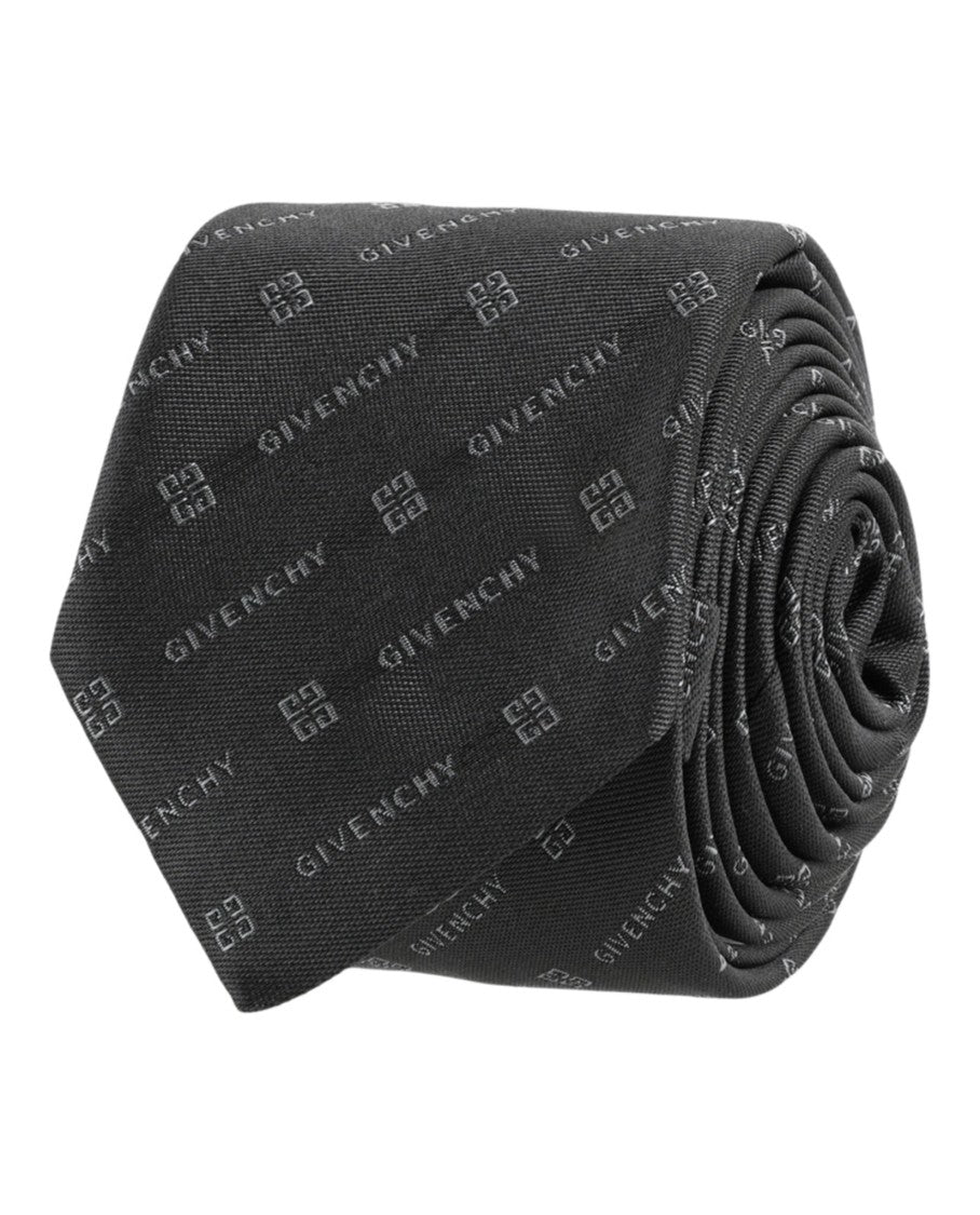 Givenchy Diagonal Logo Silk Tie