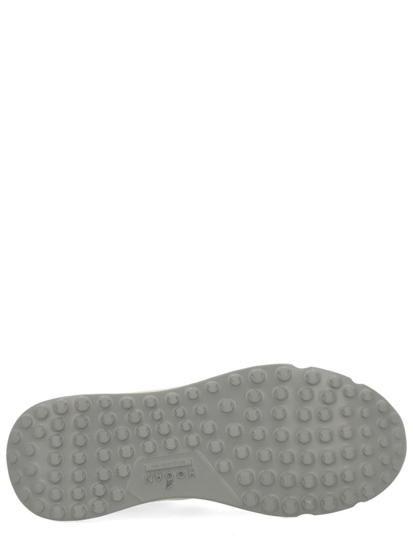Hogan Hyperlight Calfskin Suede Panel Sneakers