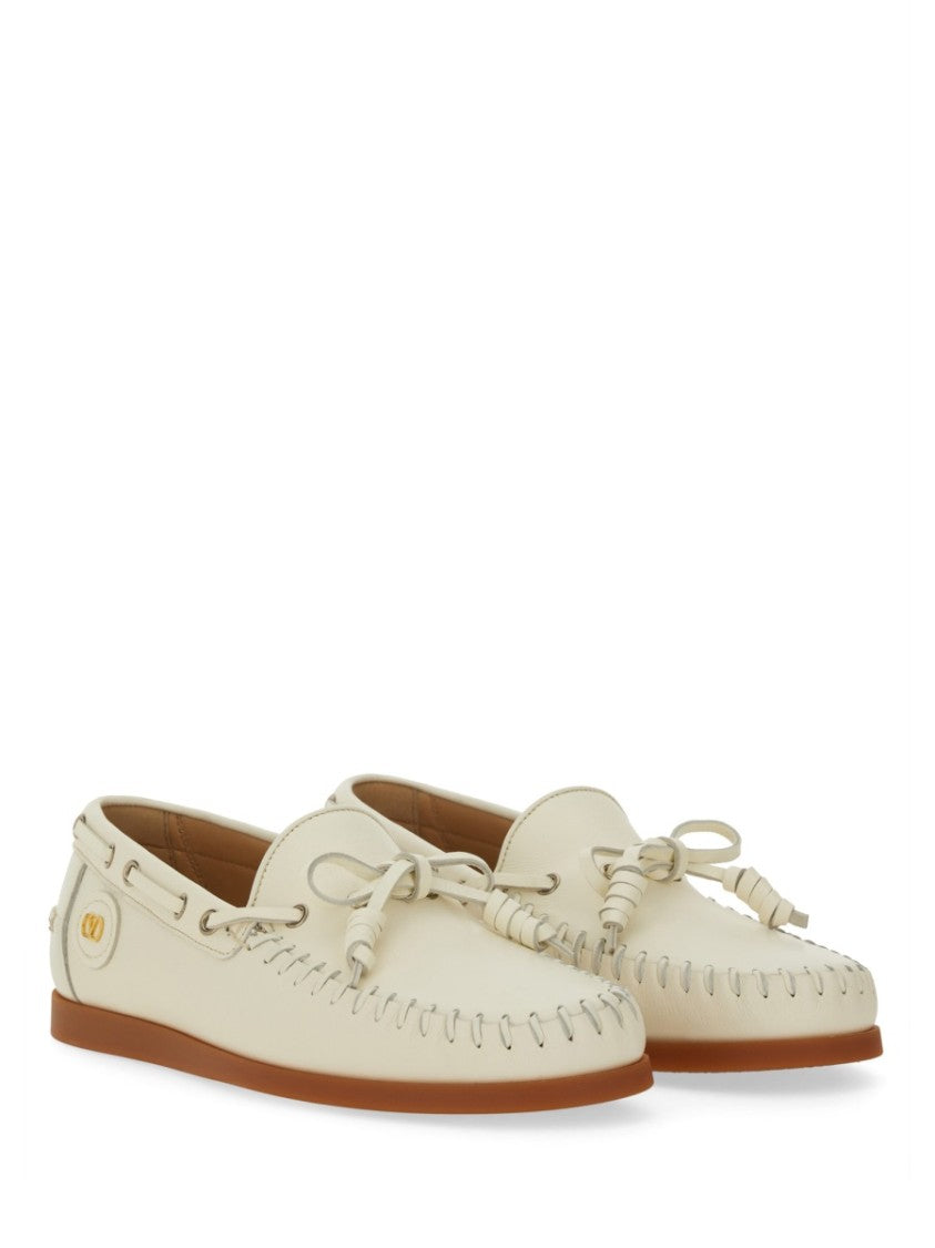 Valentino Garavani "Palm Avenue" Boat Moccasin