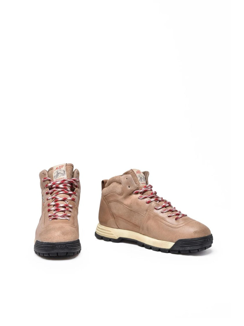 Autry Beige Suede Malga Boots