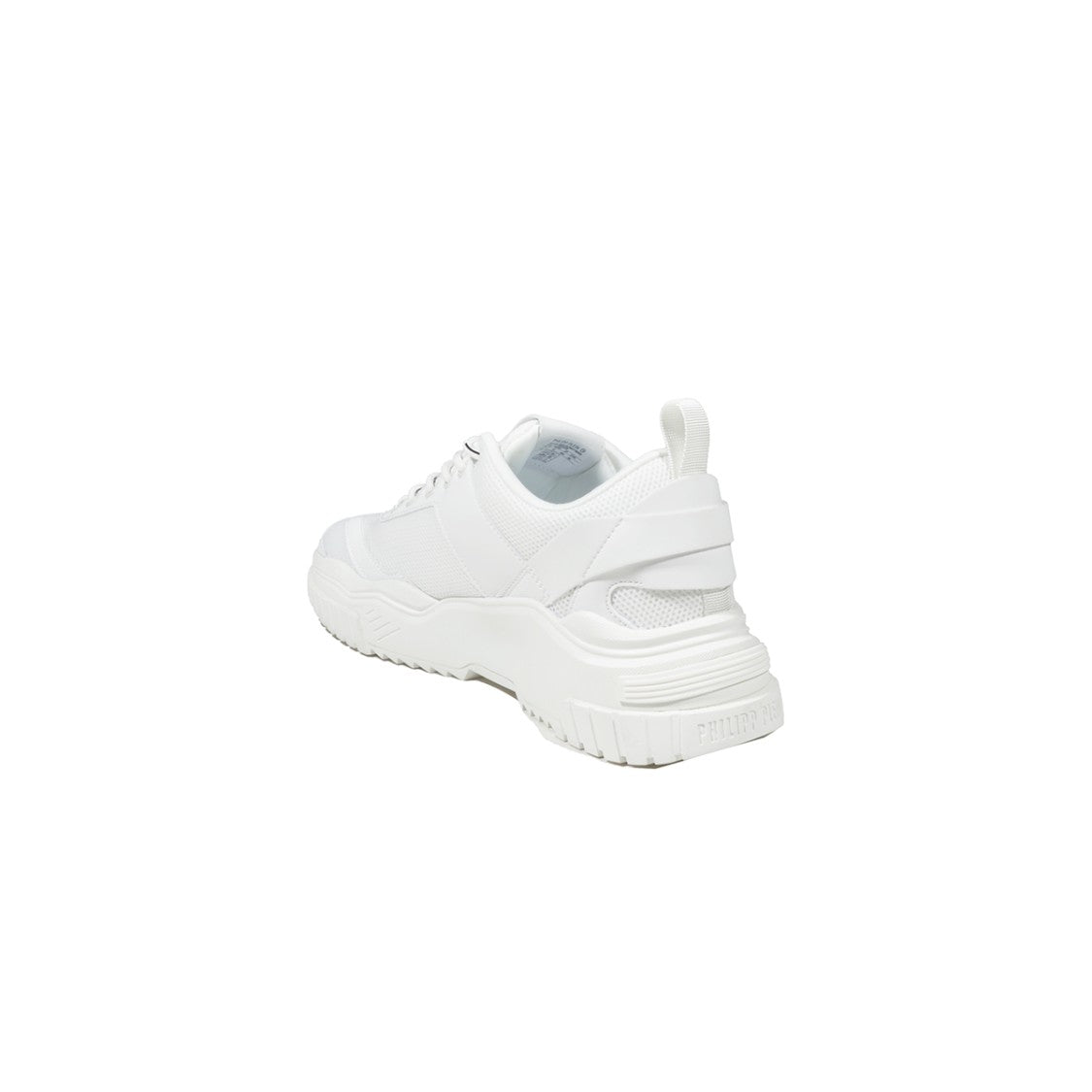 Philipp Plein White Technical Fabric Predator Sneakers
