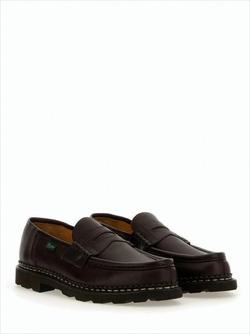 Paraboot Penny Loafers With Smooth Leather Upper