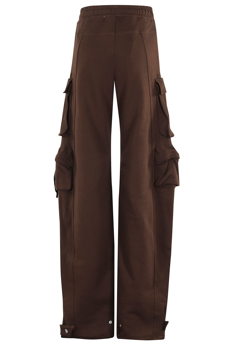 The Attico Relaxed Fit Cargo Long Pants