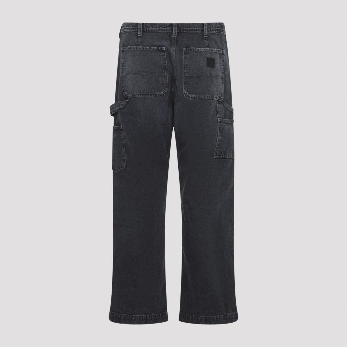 Enfants Riches Déprimés Relaxed Straight-Leg Trousers In Faded Black Cotton