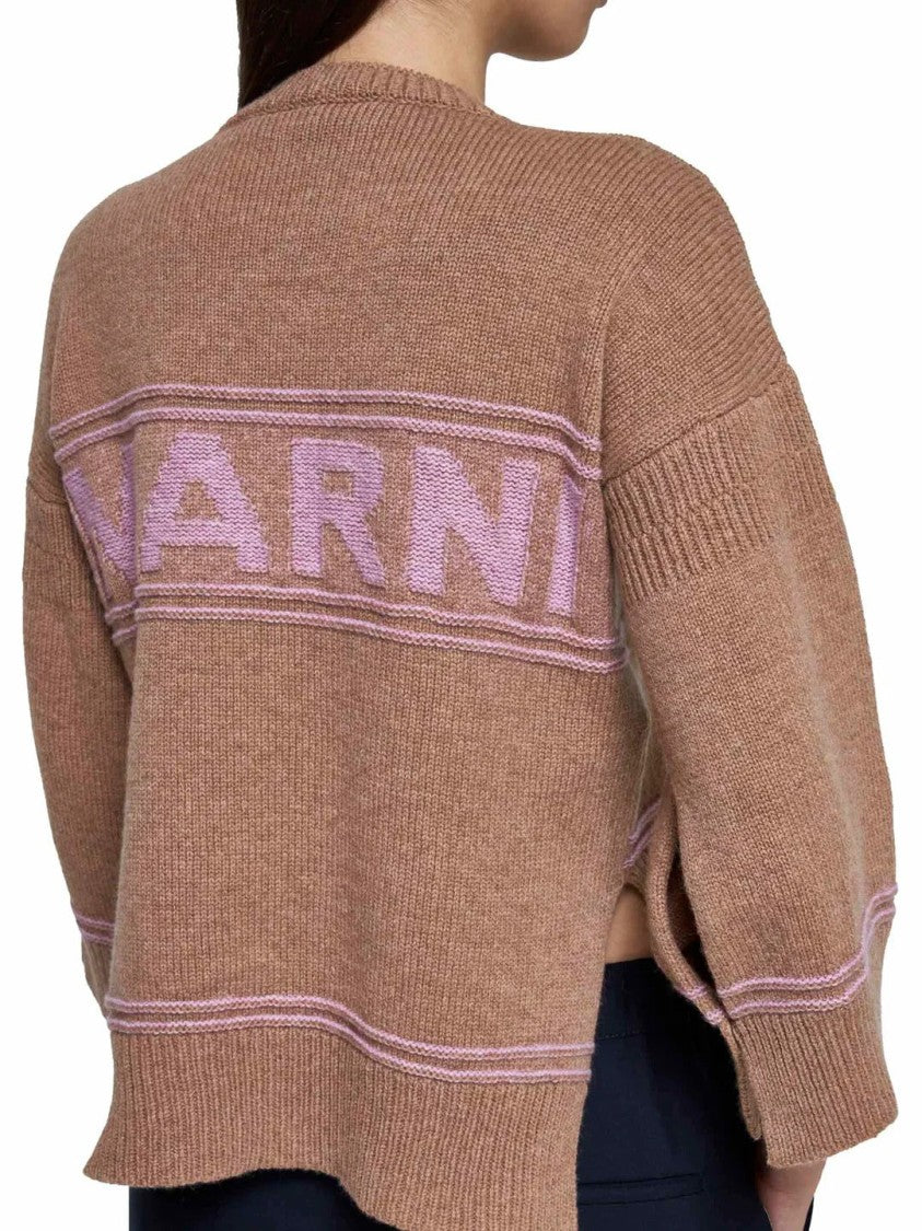 Marni Logo Virgin Wool Pullover
