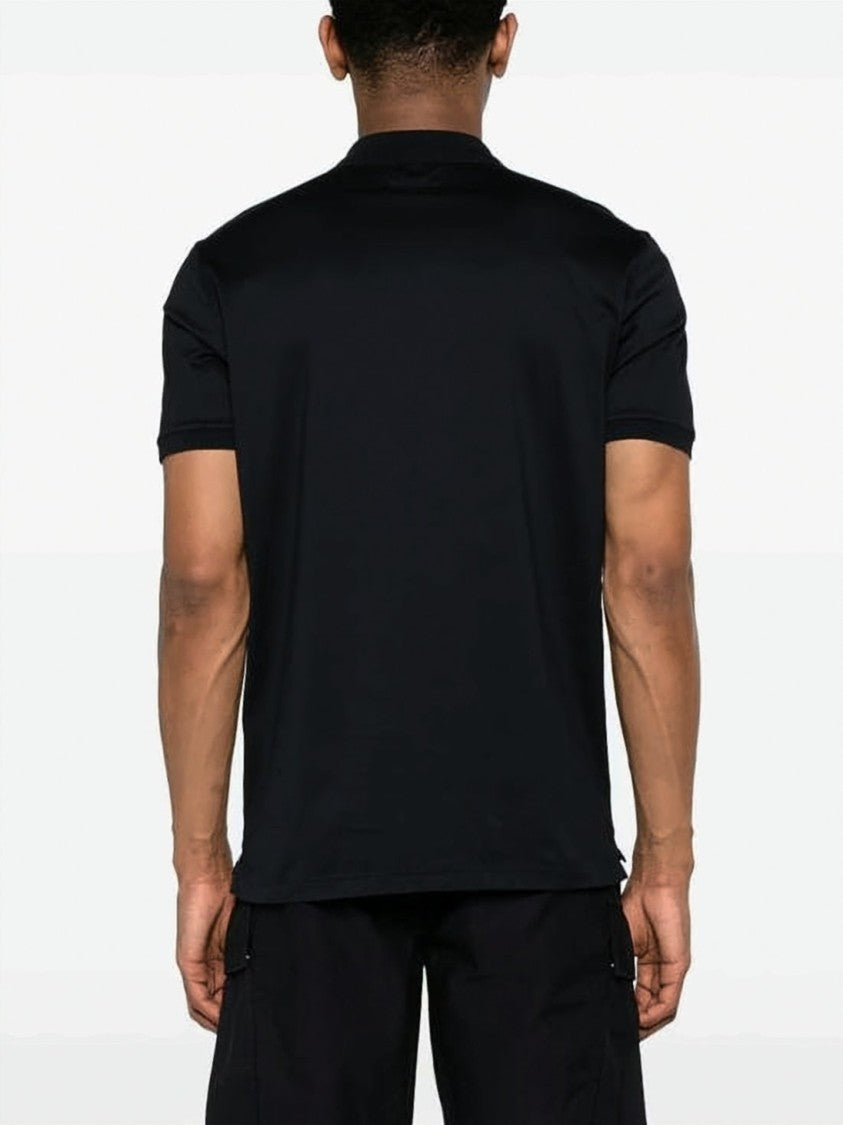 C.P. Company Classic Short-Sleeve Polo Shirt With Traditional Collar