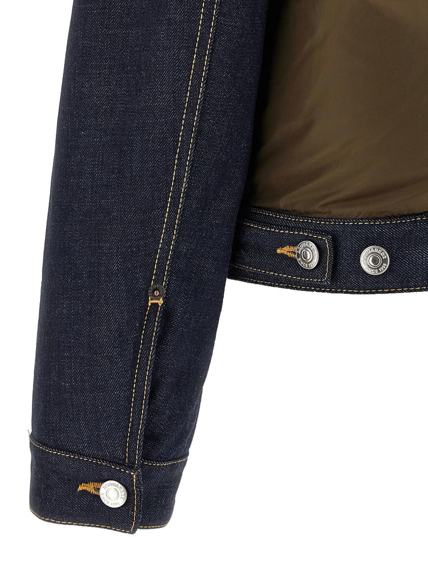 Dsquared2 Hybrid Puffer-Jeans Jacket