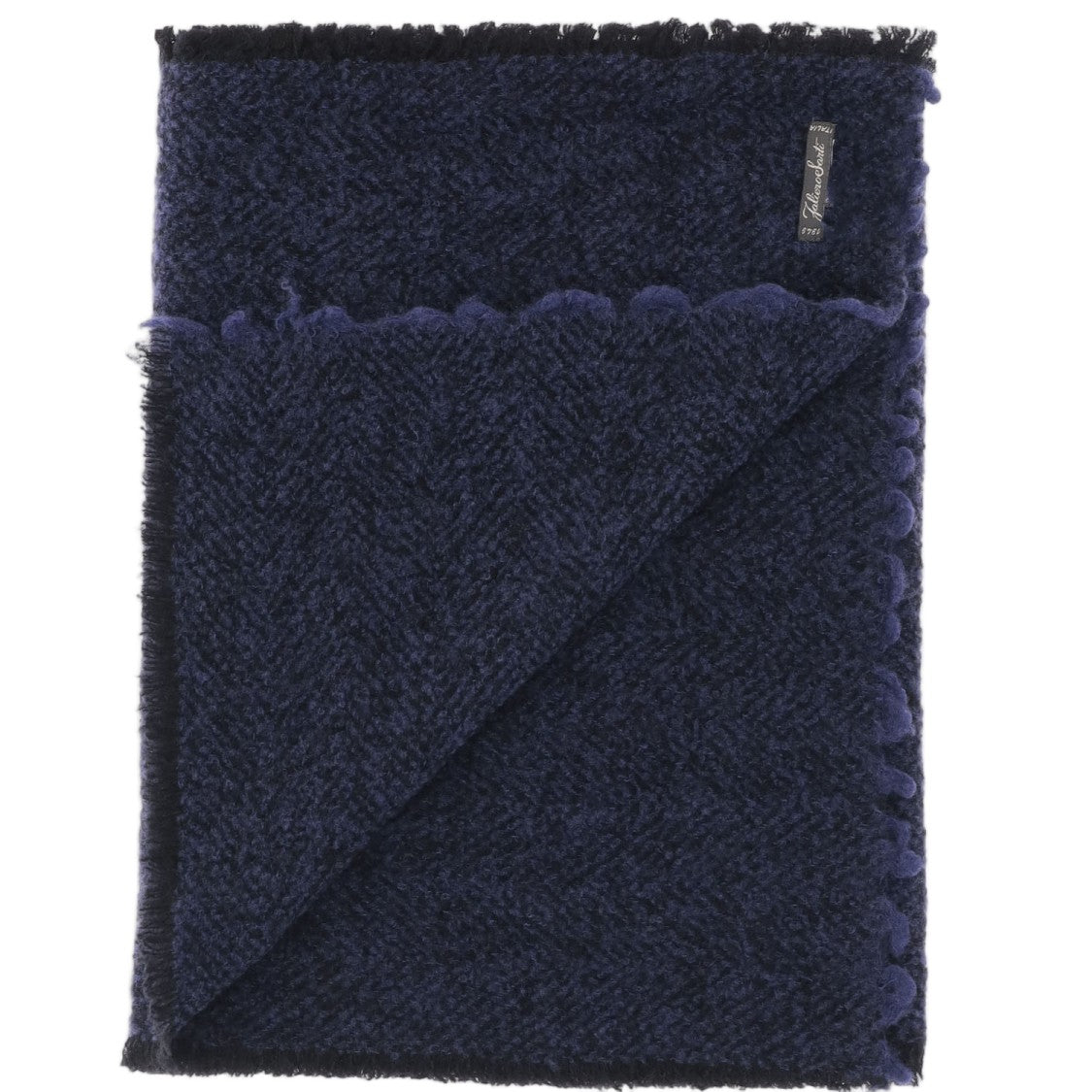 Faliero Sarti Resky Herringbone Wool-Blend Scarf