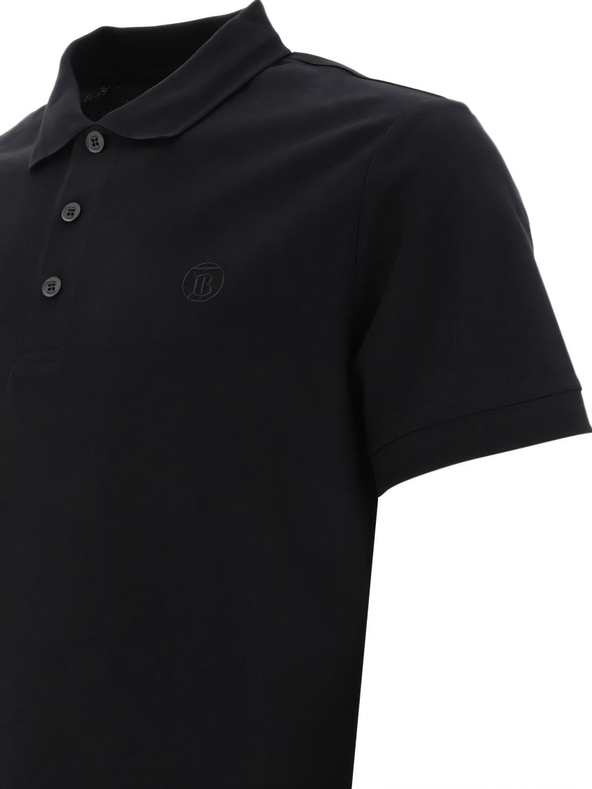 Burberry Classic Collared Polo Shirt With Subtle Logo Detail