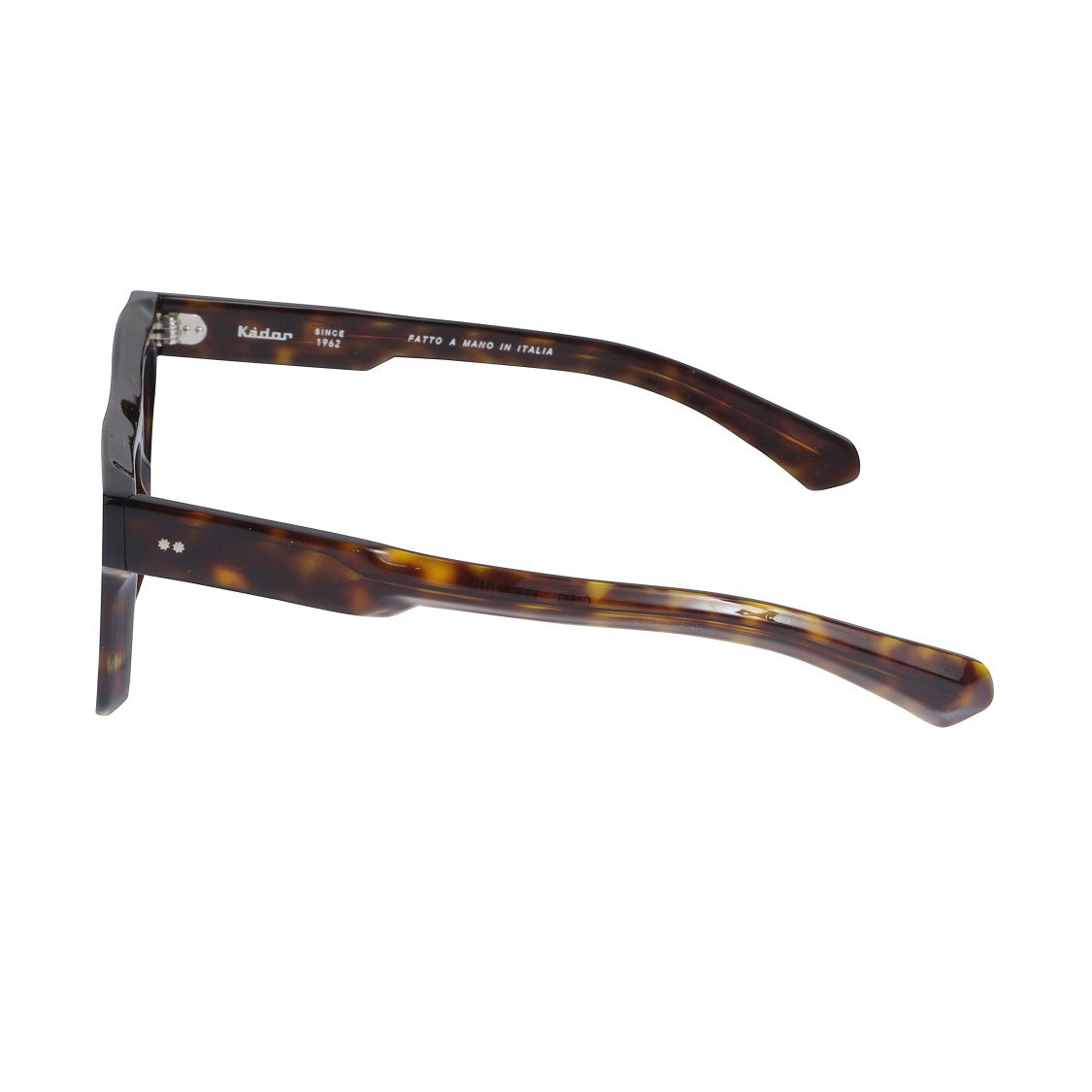 Kador Premium 7 Rectangular Tortoiseshell Sunglasses With Gradient Blue Lenses