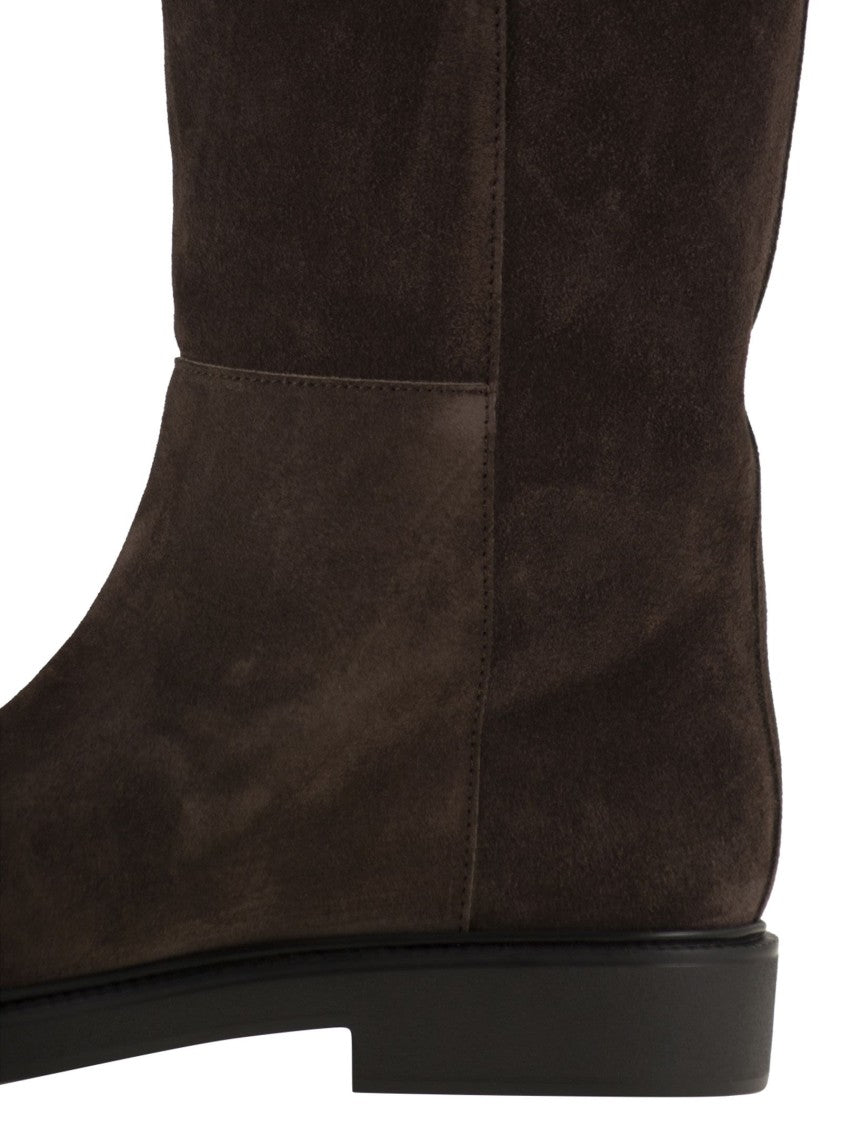 Tod's Suede Leather Boot