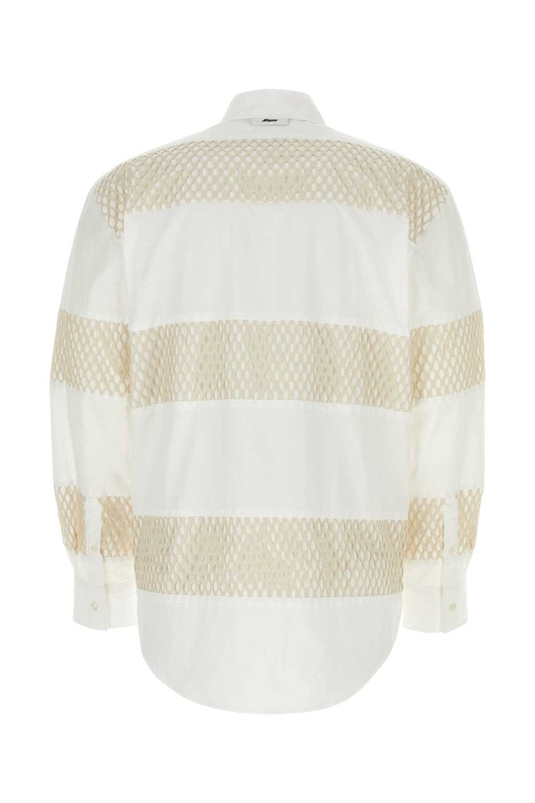 Msgm White Cotton Shirt