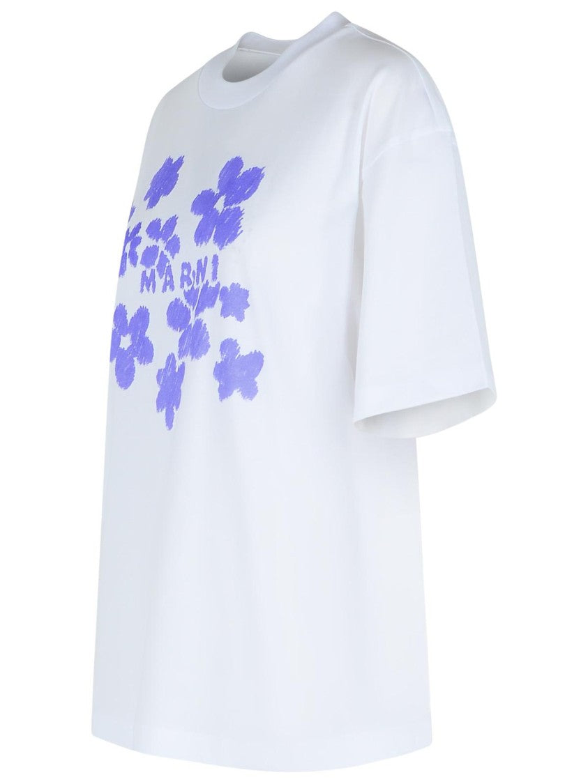 Marni White Cotton T-Shirt
