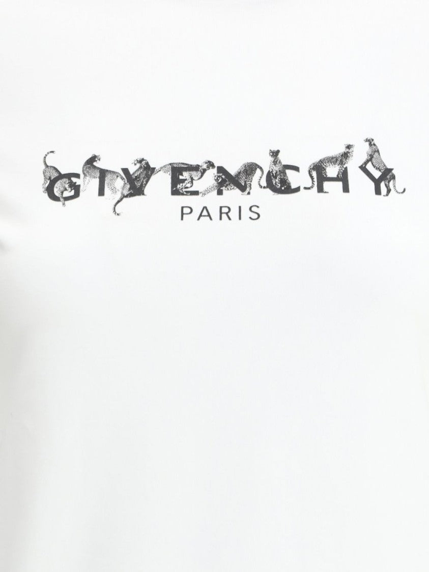 Givenchy Slim Fit White Cotton T-Shirt