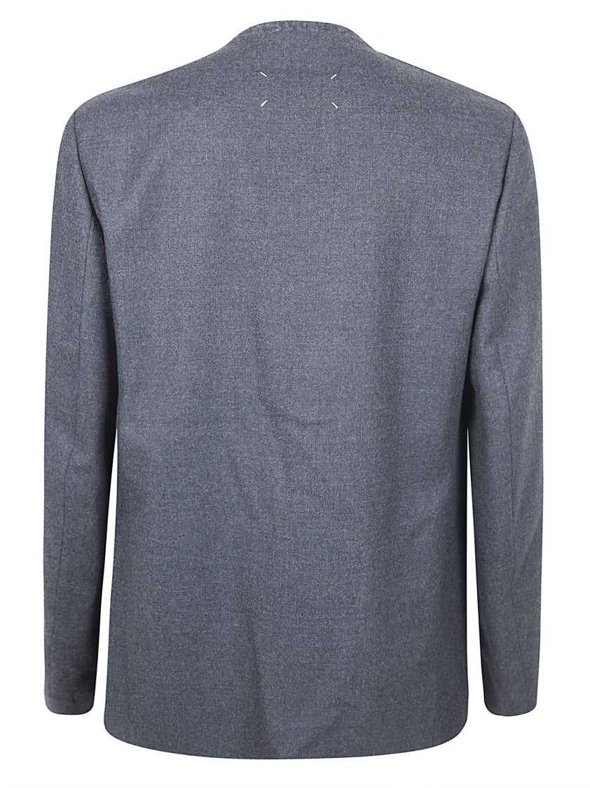 Maison Margiela Virgin Wool Open-Front Jacket
