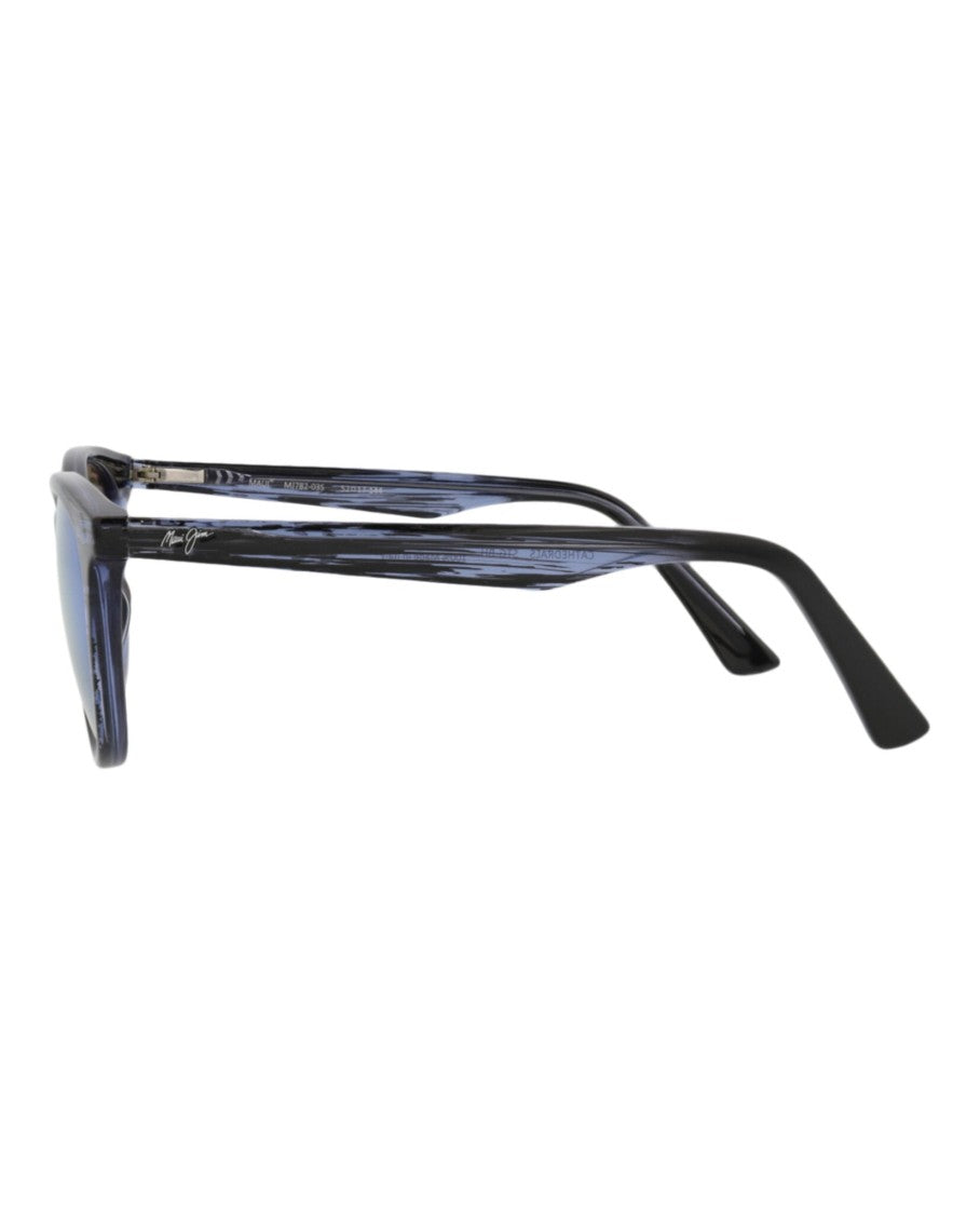 Maui Jim Round-Frame Injection Sunglasses With Polarized Lenses