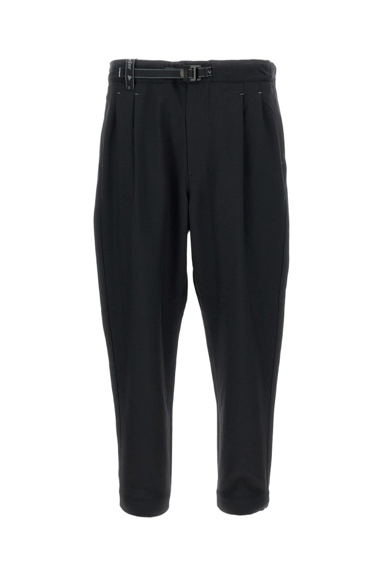 And Wander Pe Melange Twill Wide Pants