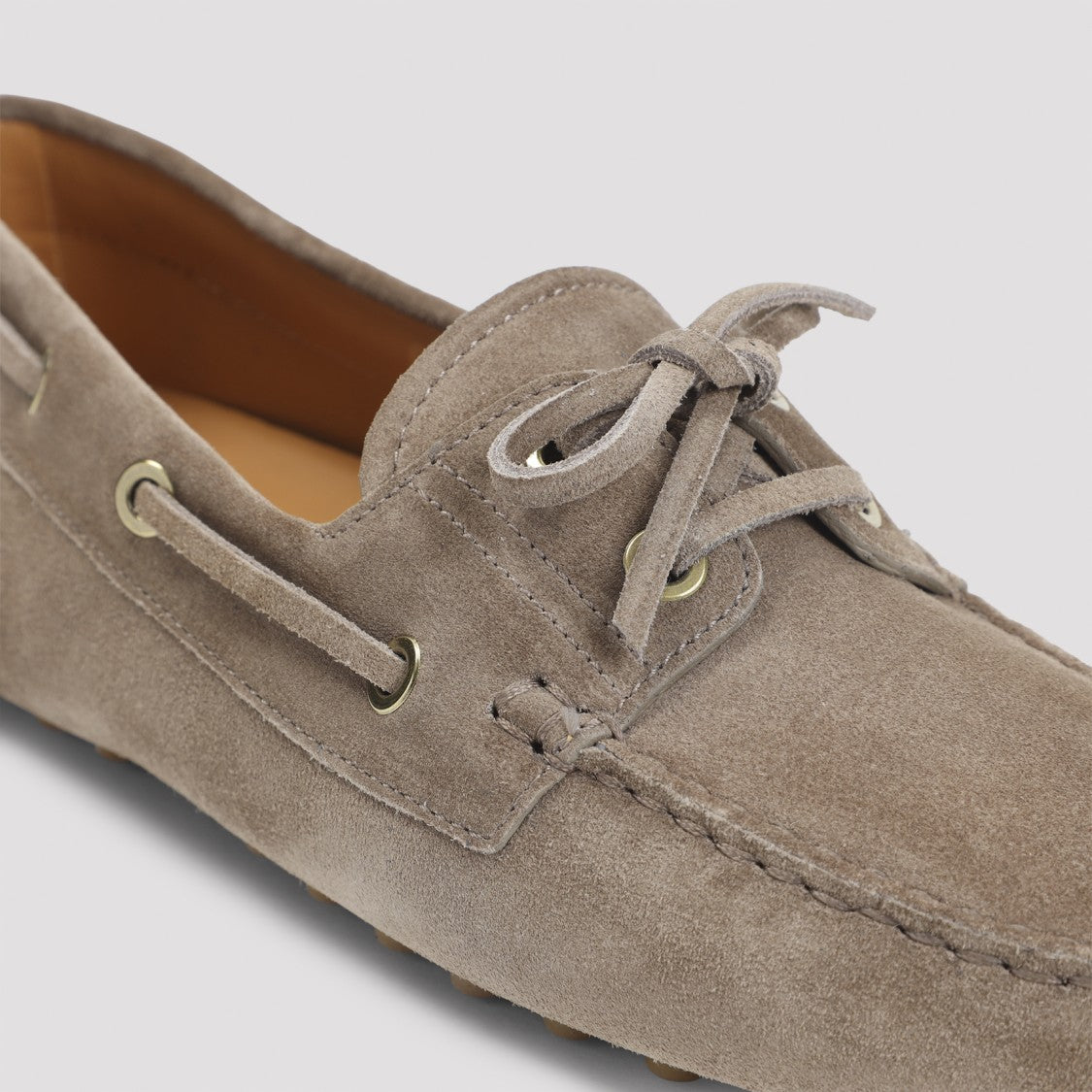 Tod's Brown Suede Leather Loafers