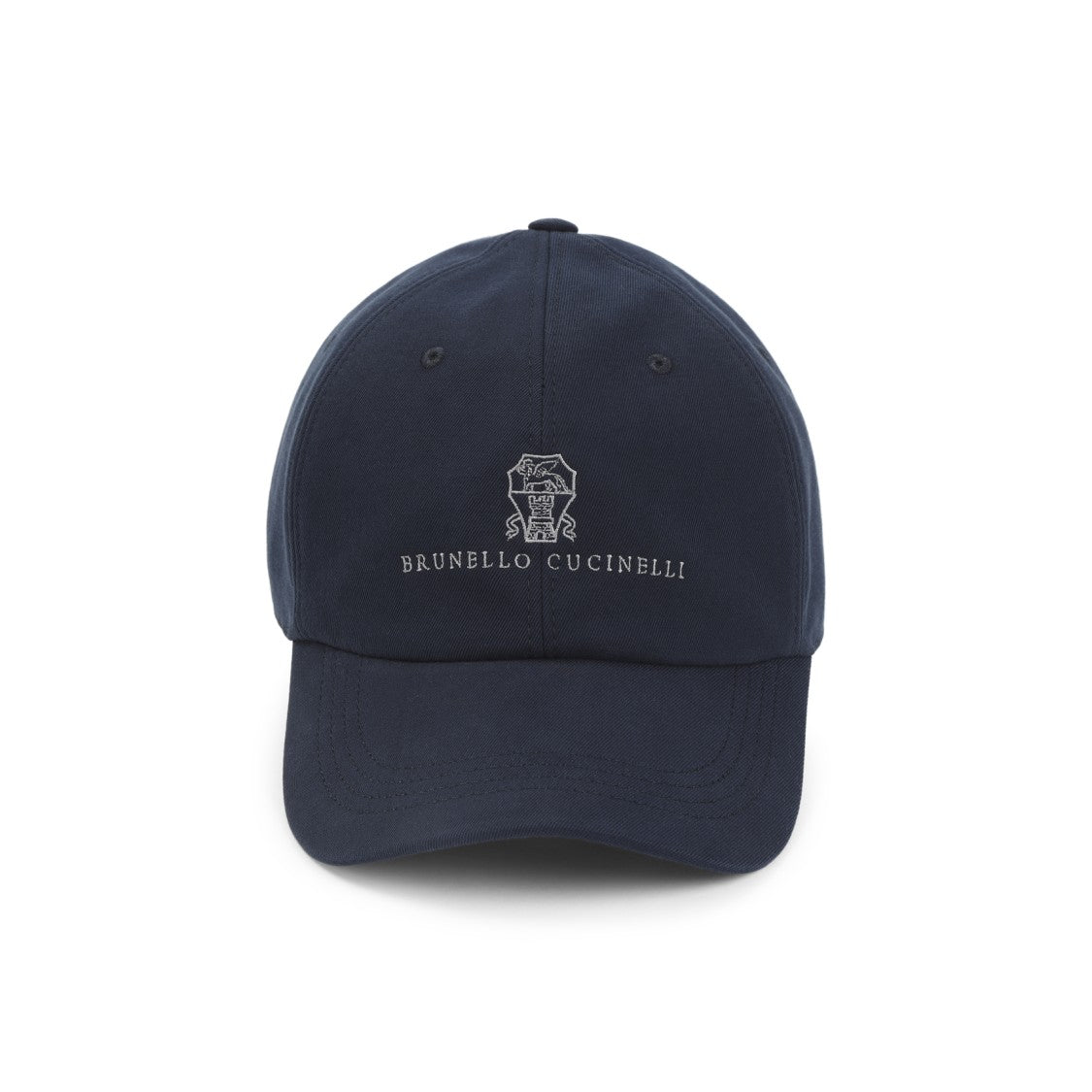 Brunello Cucinelli Blue Cotton Hat