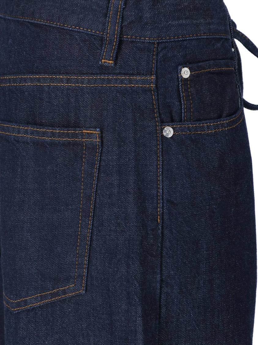 Frame Blue The Bow Straight Leg Jeans