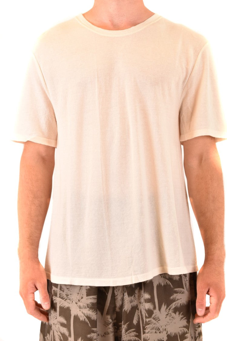 Laneus Minimalist Green Short-Sleeved Crew Neck T-Shirt
