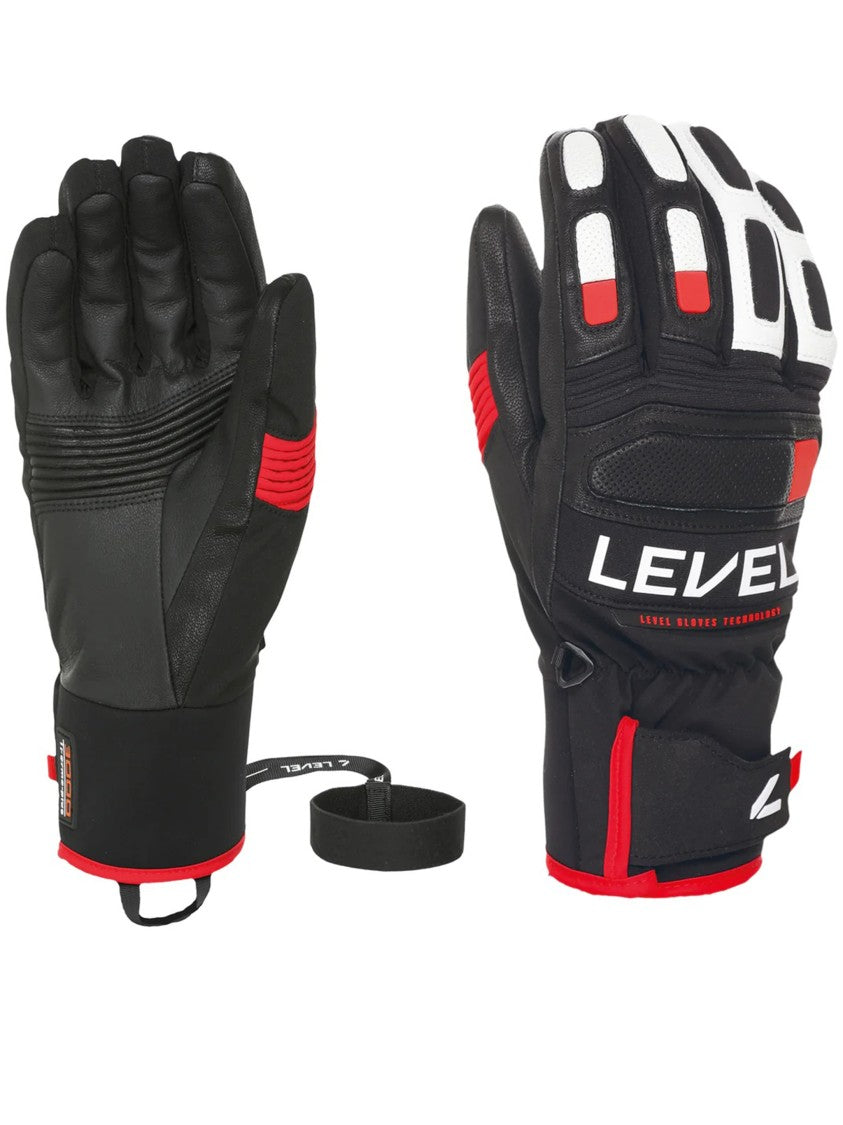 Level Black Guanto Jag Robust Padded Gloves