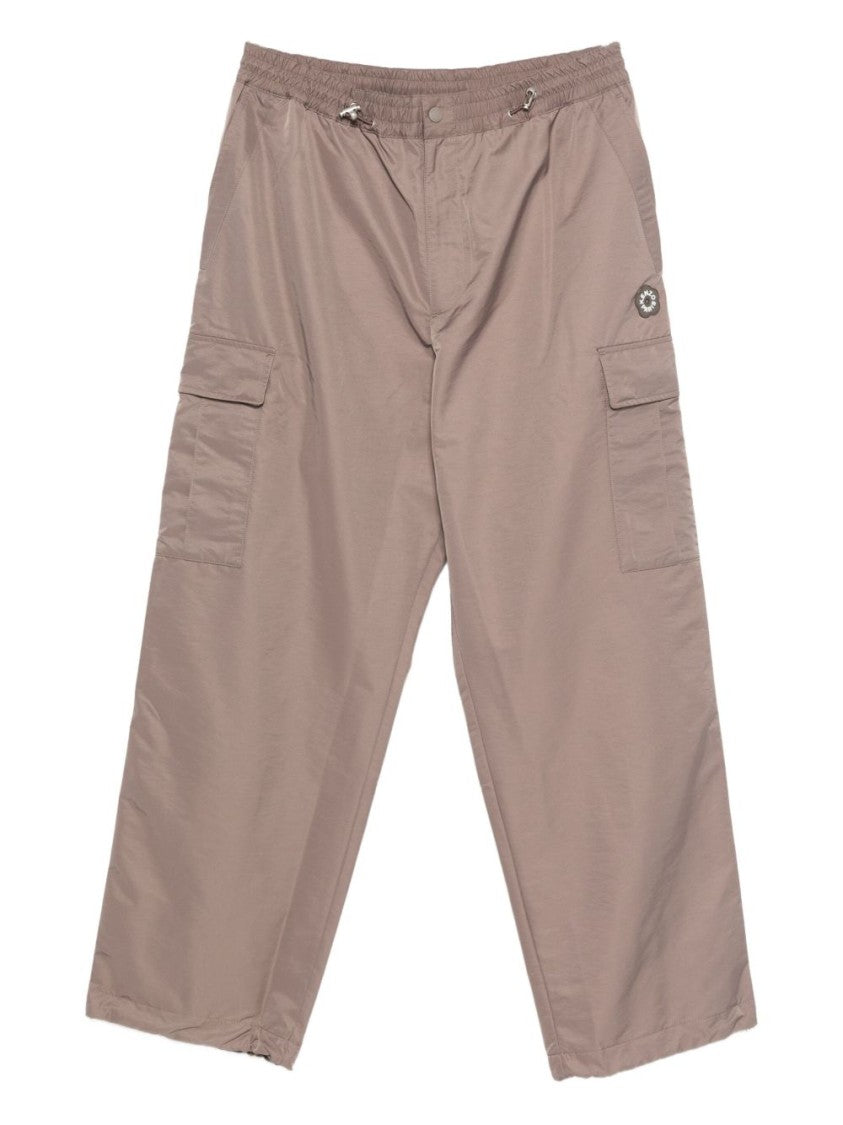 Kenzo Beige Cargo Pocket Drawstring Trousers